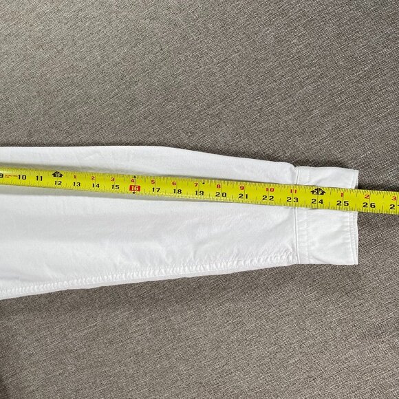 H&M Button Down Shirt Top Men's Large White Business Casual 100% Cotton - Picture 9 of 10